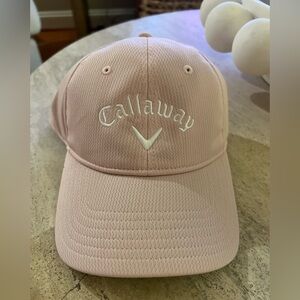 NEW with tags Callaway Performance Side Crest Golf Hat Pink  Mauve Ball Cap